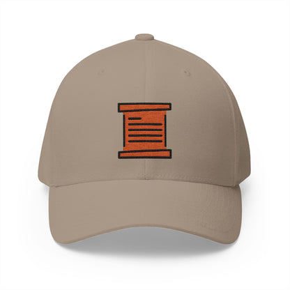 Scroll Emoji Khaki Cap – Premium by Capmoji