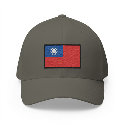 Flag: Taiwan Emoji Olive Cap – Premium by Capmoji
