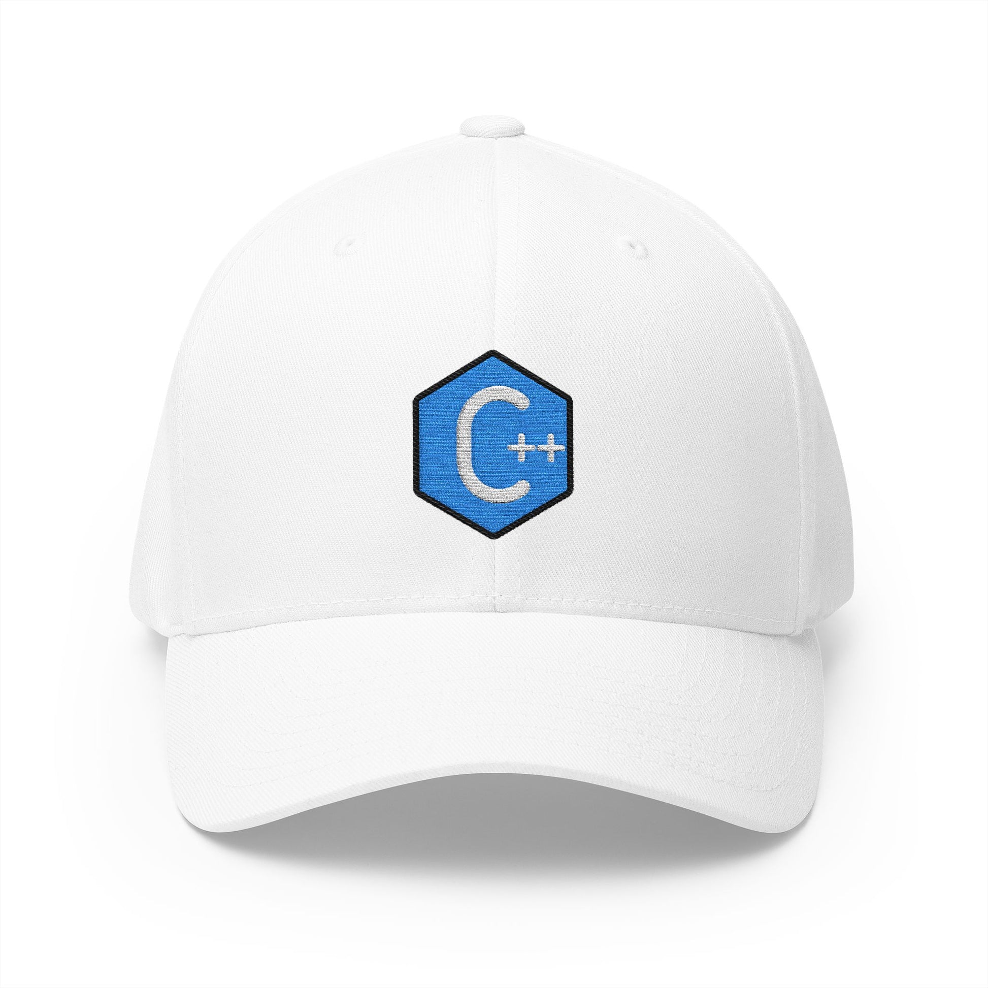 Cplusplus Emoji White Cap – Premium by Capmoji