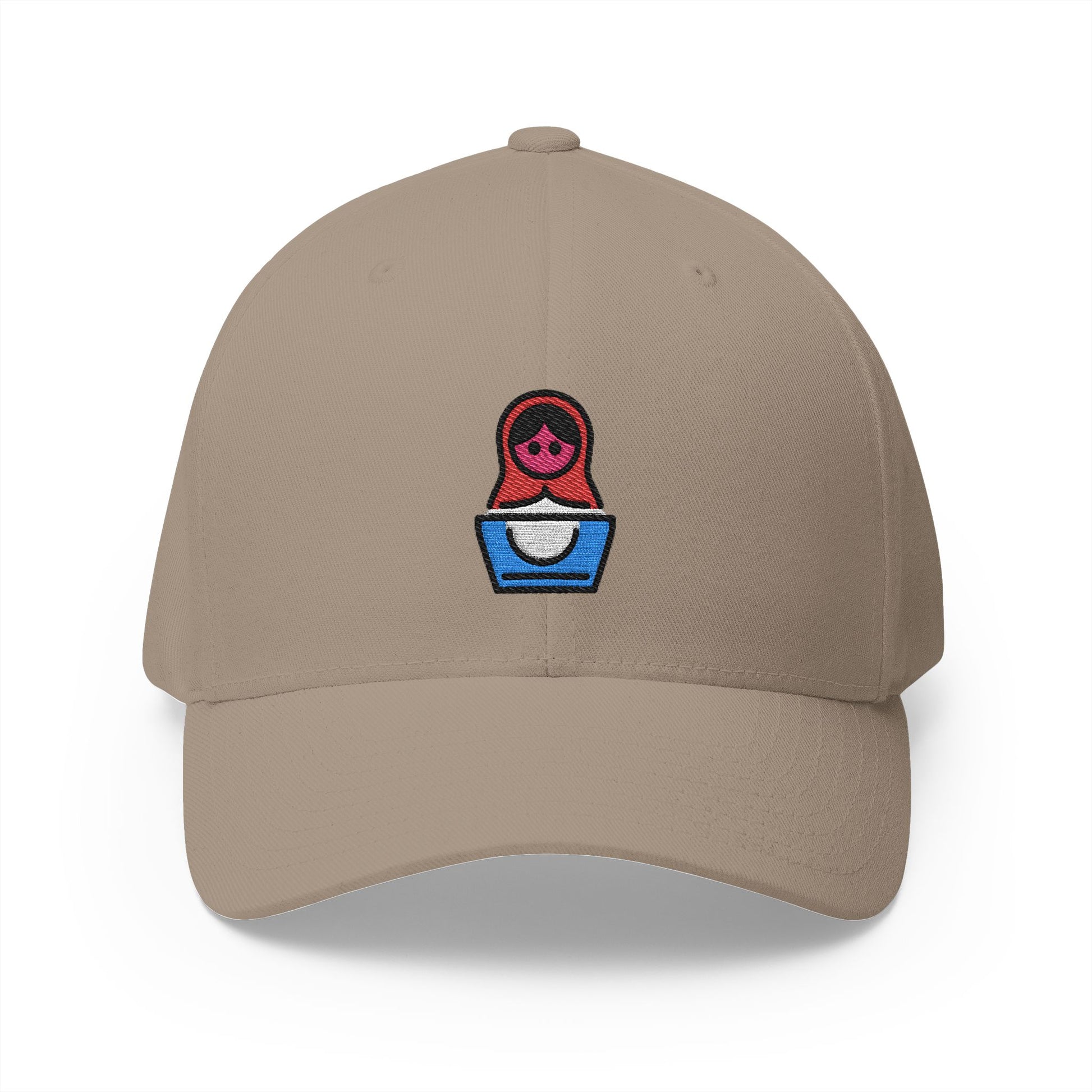 Nesting Dolls Emoji Khaki Cap – Premium by Capmoji