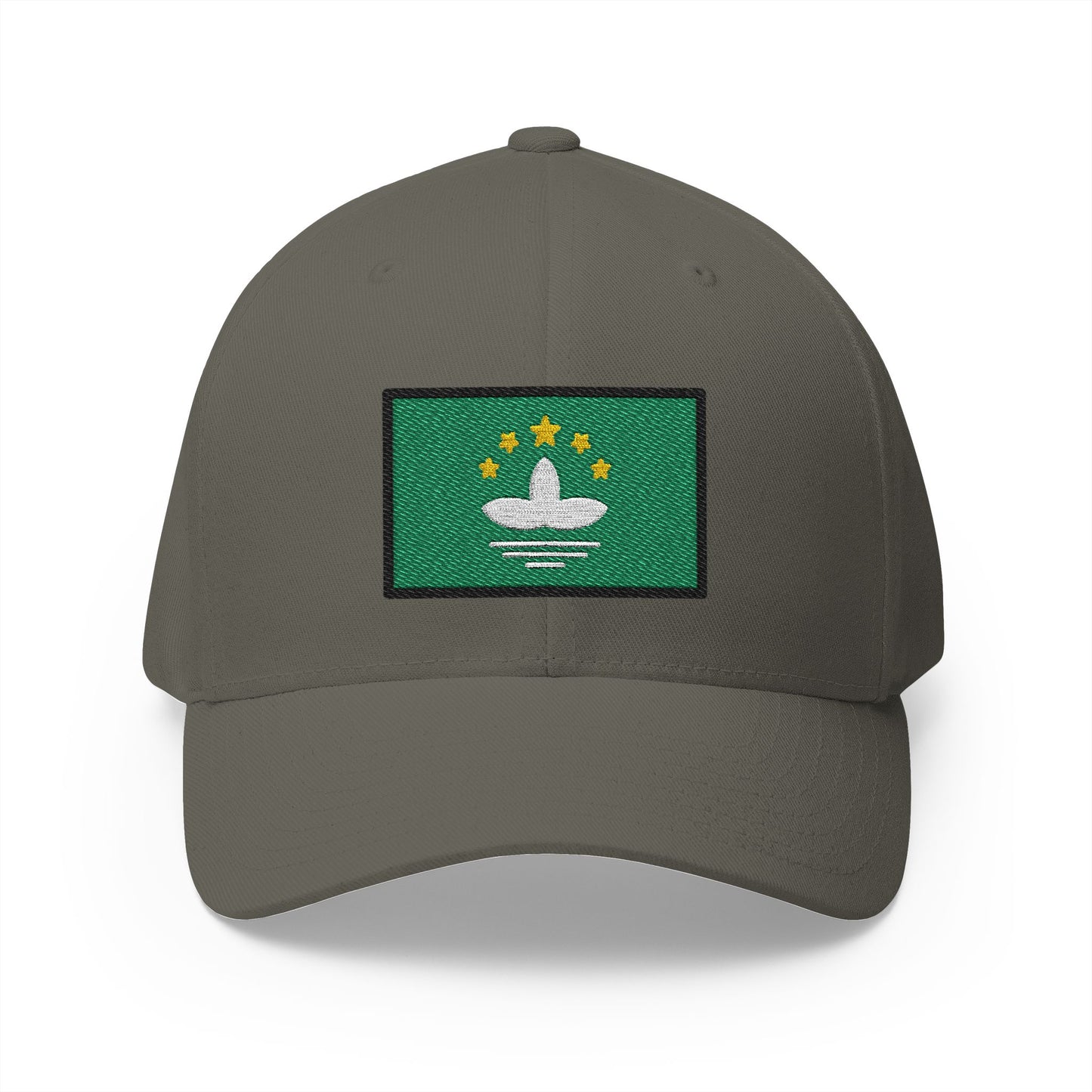 Flag: Macao Sar China Emoji Olive Cap – Premium by Capmoji
