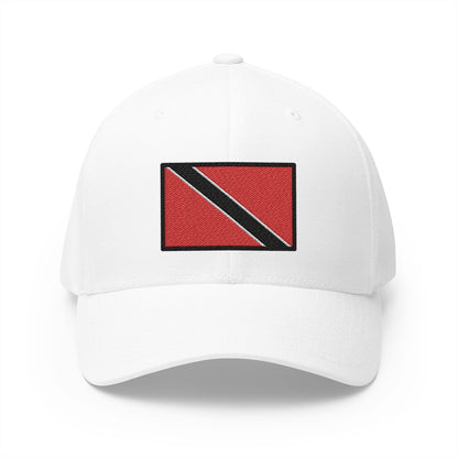 Flag: Trinidad & Tobago Emoji White Cap – Premium by Capmoji