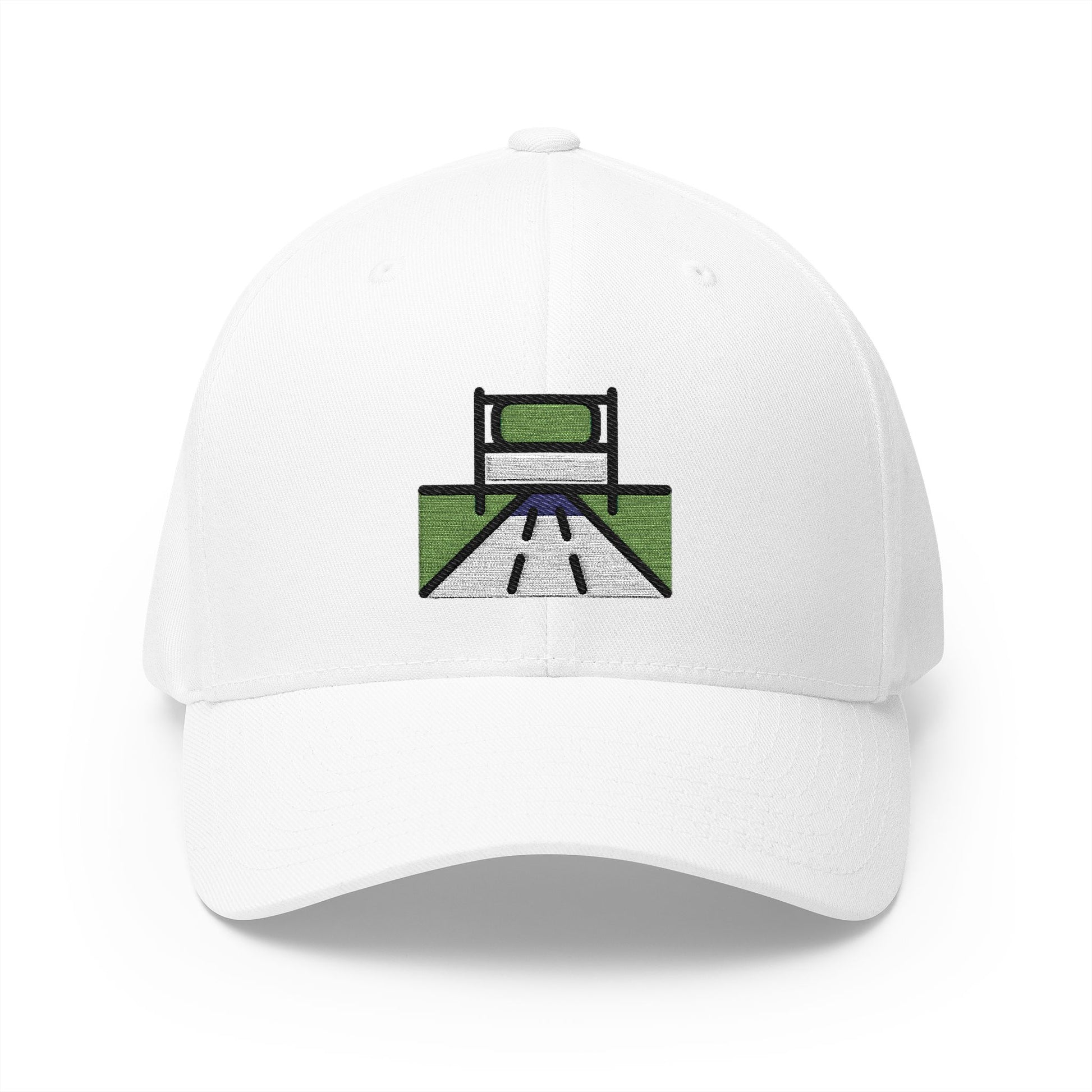 Motorway Emoji White Cap – Premium by Capmoji