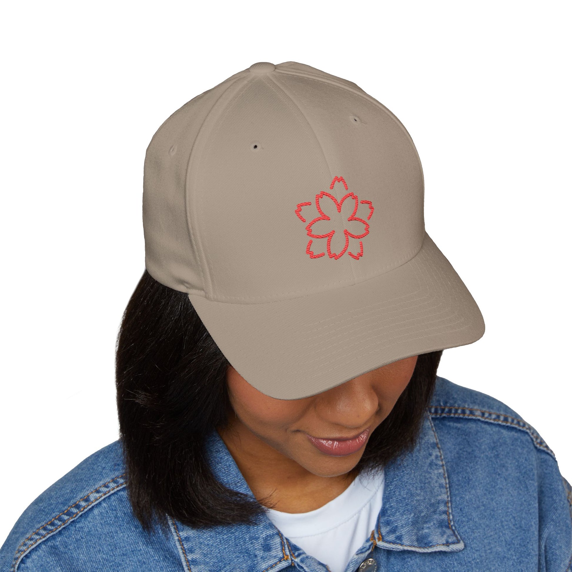 White Flower Emoji Cap – Premium by Capmoji
