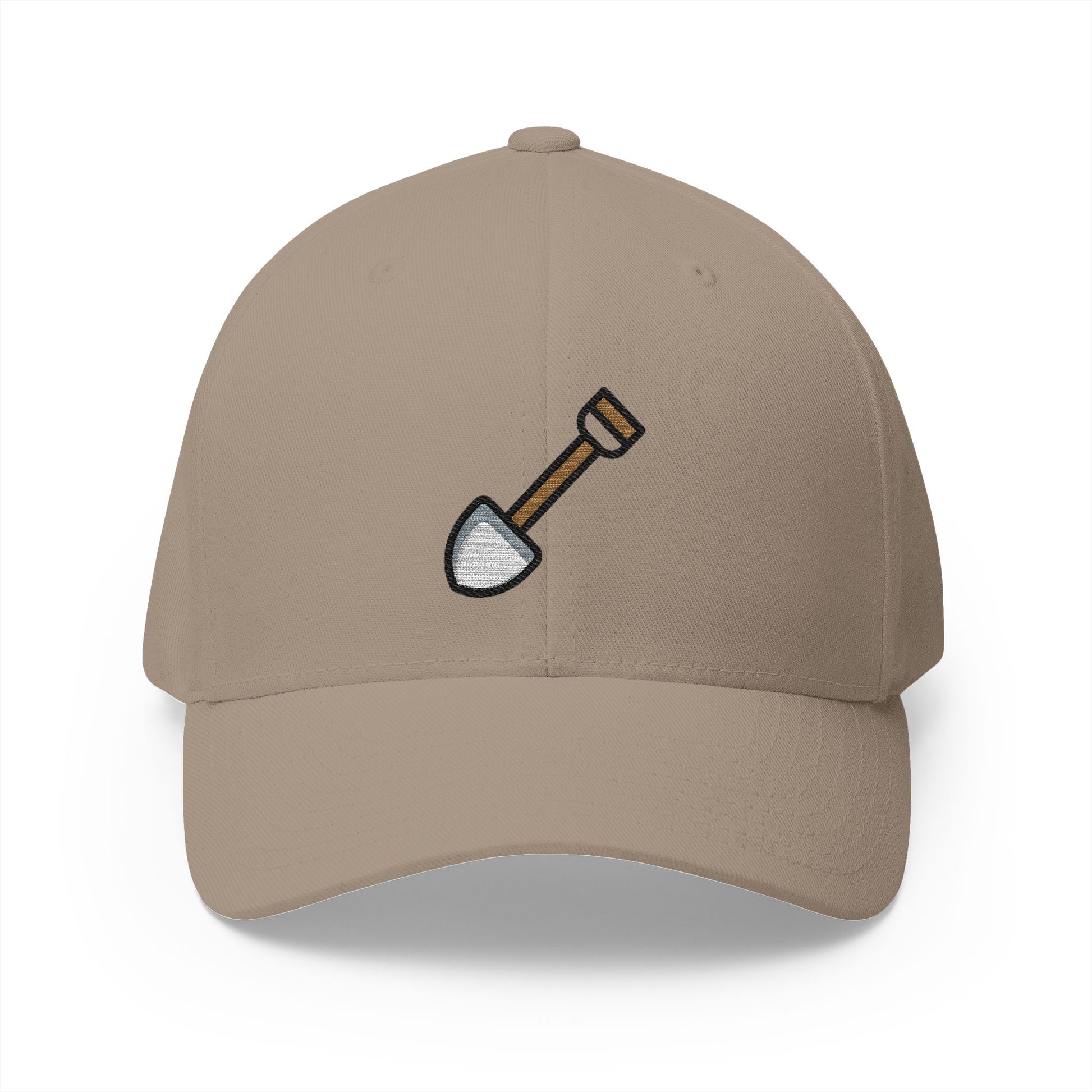 Shovel Emoji Khaki Cap – Premium by Capmoji