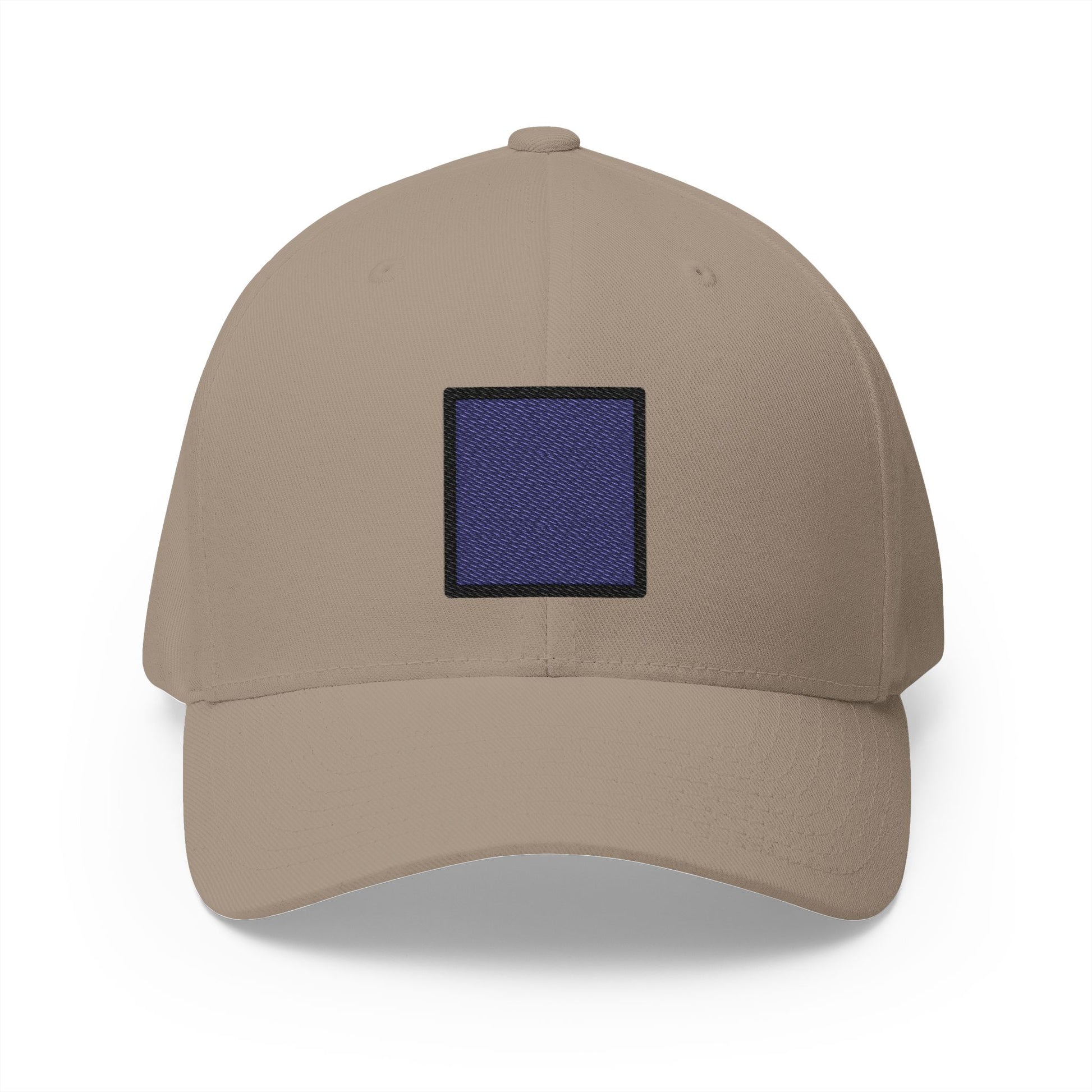 Black Medium-Small Square Emoji Khaki Cap – Premium by Capmoji