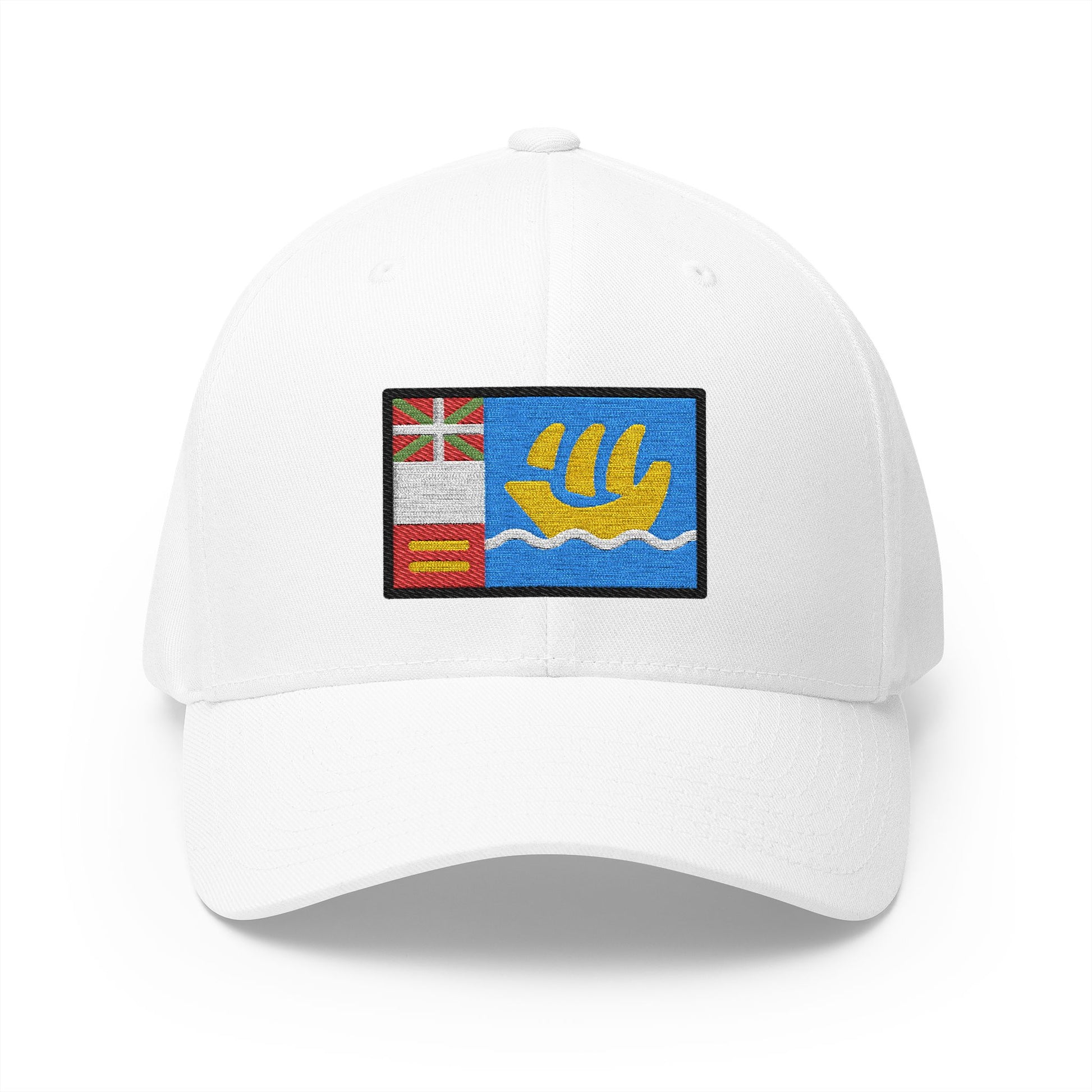 Flag: St. Pierre & Miquelon Emoji White Cap – Premium by Capmoji