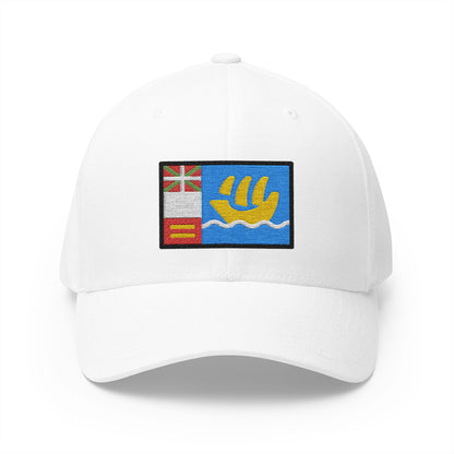 Flag: St. Pierre & Miquelon Emoji White Cap – Premium by Capmoji