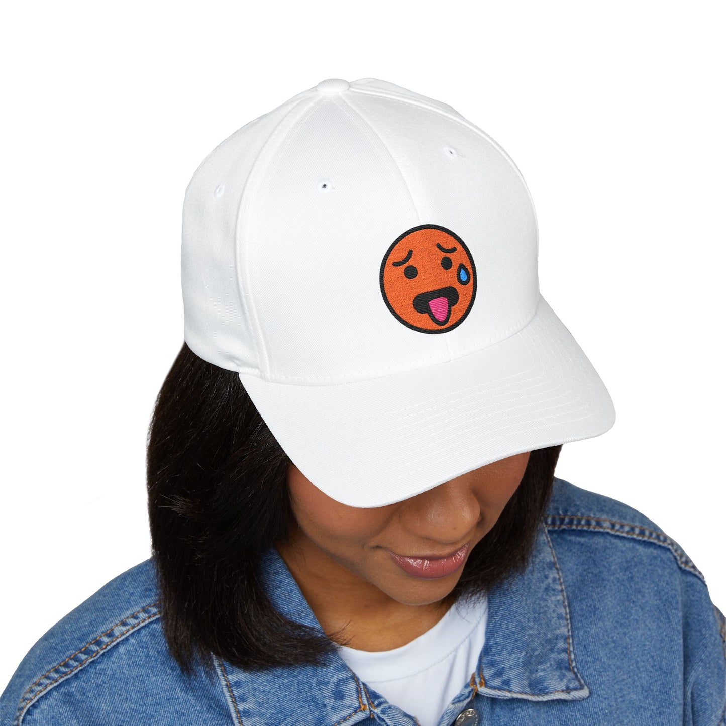 Hot Face Emoji Cap – Premium by Capmoji