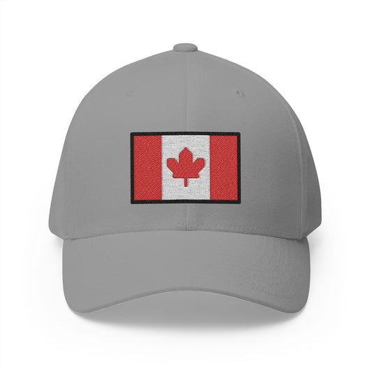 Flag: Canada Emoji Grey Cap – Premium by Capmoji