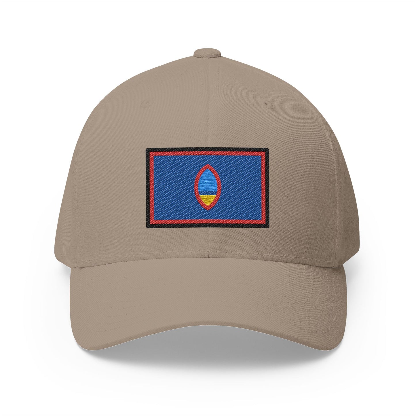 Flag: Guam Emoji Khaki Cap – Premium by Capmoji