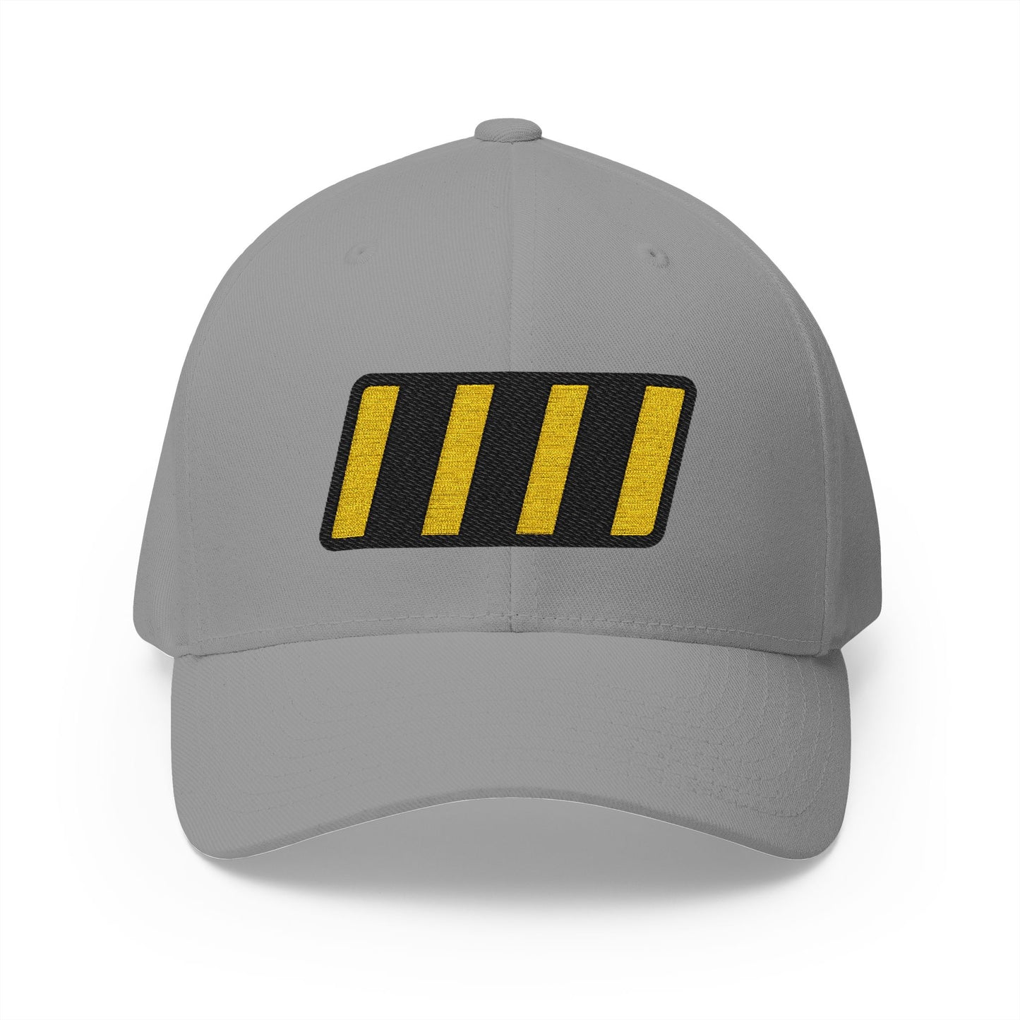 Warning Strip Emoji Grey Cap – Premium by Capmoji