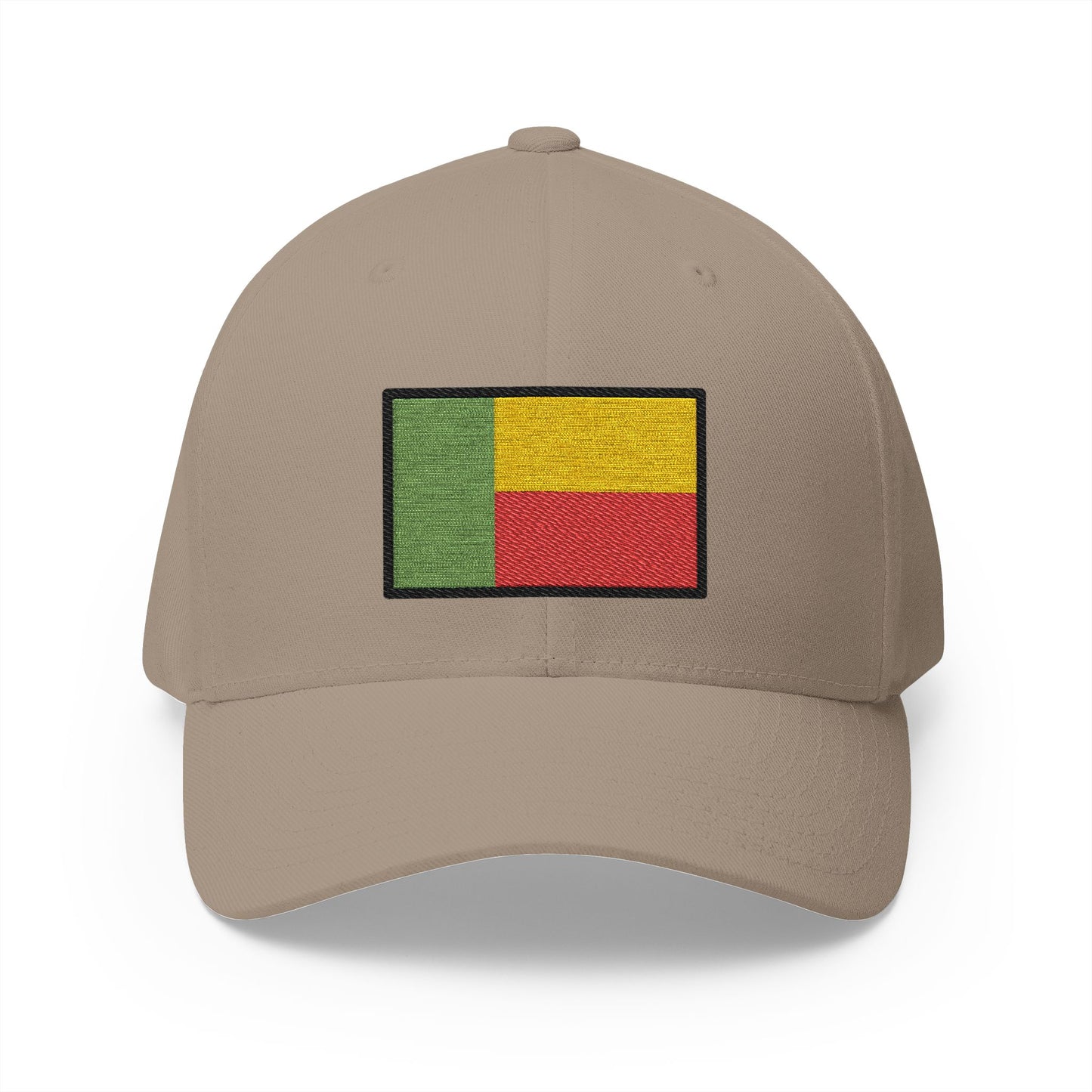 Flag: Benin Emoji Khaki Cap – Premium by Capmoji
