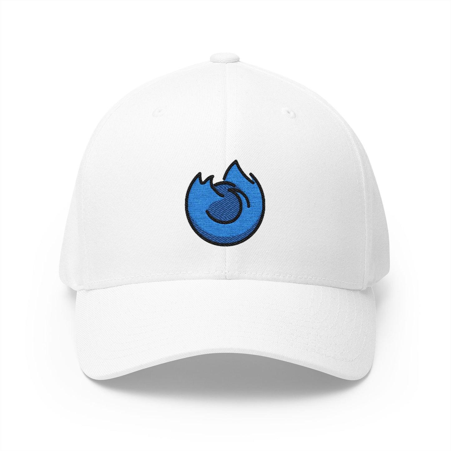 Firefox Developer Emoji White Cap – Premium by Capmoji