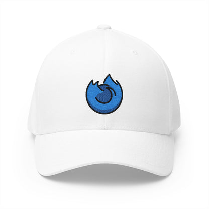 Firefox Developer Emoji White Cap – Premium by Capmoji