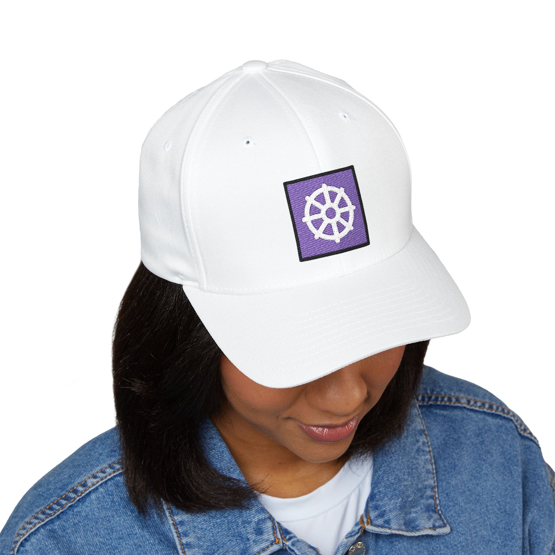 Wheel Of Dharma Emoji Cap – Premium by Capmoji