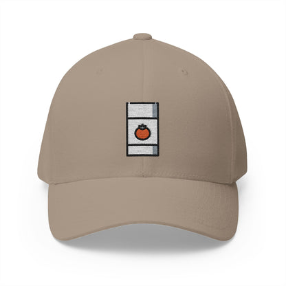 Canned Food Emoji Khaki Cap – Premium by Capmoji