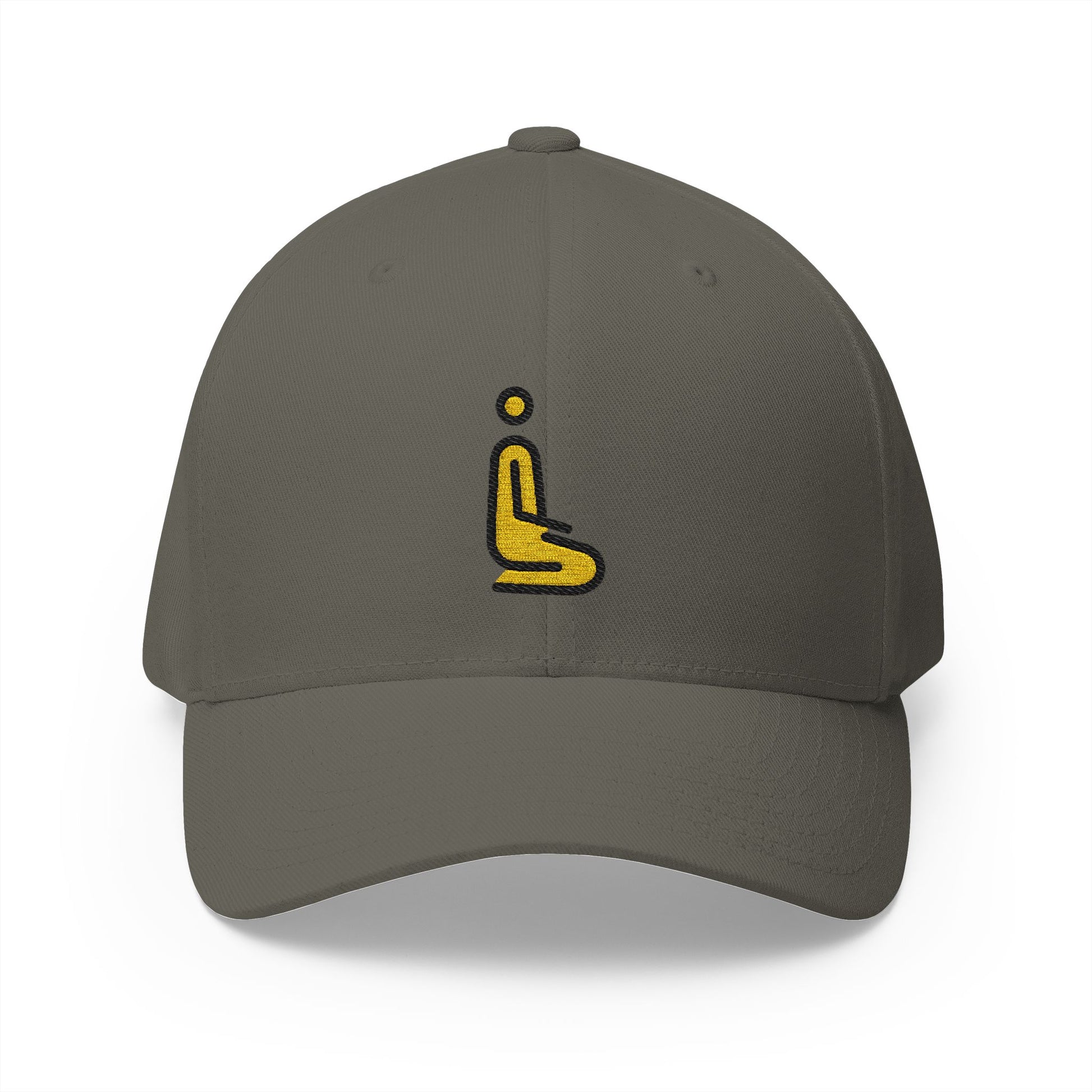 Person Kneeling: Facing Right Emoji Olive Cap – Premium by Capmoji