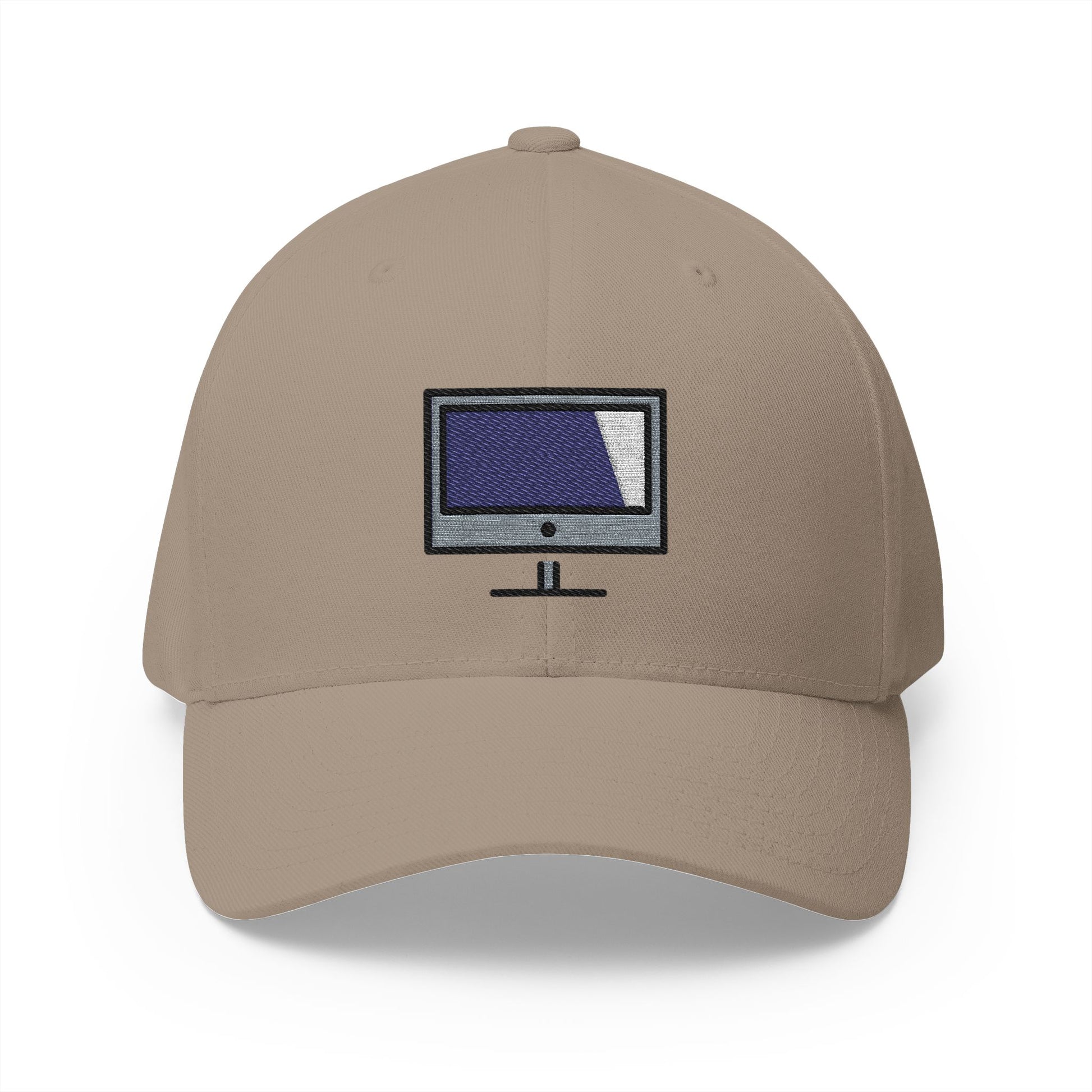 Television Emoji Khaki Cap – Premium by Capmoji