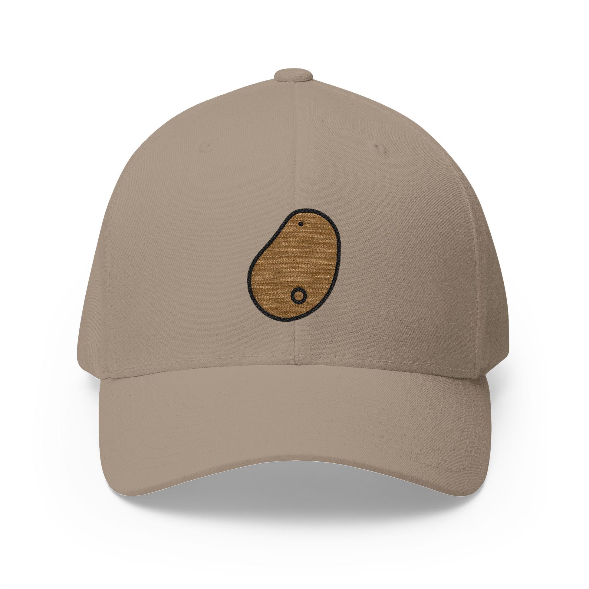 Potato Emoji Khaki Cap – Premium by Capmoji