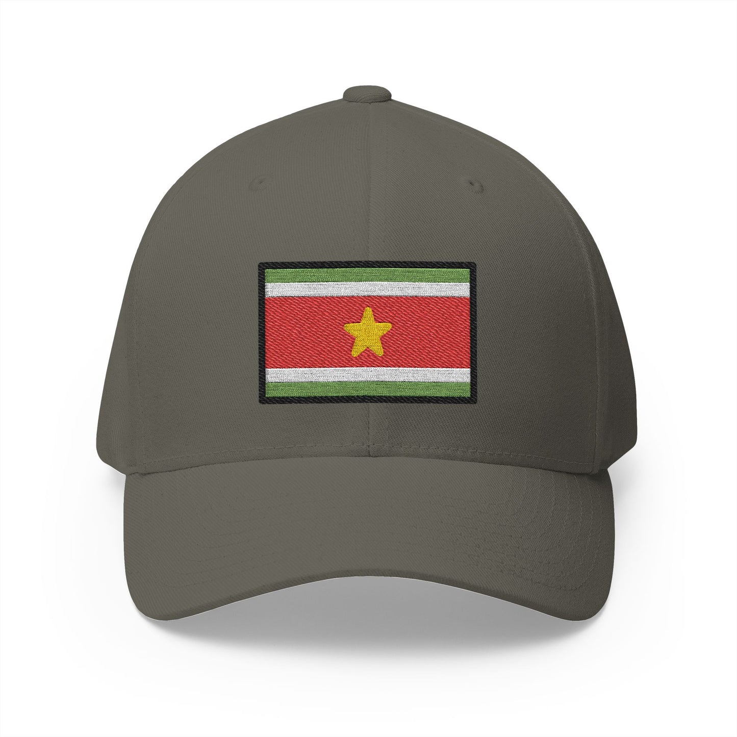 Flag: Suriname Emoji Olive Cap – Premium by Capmoji