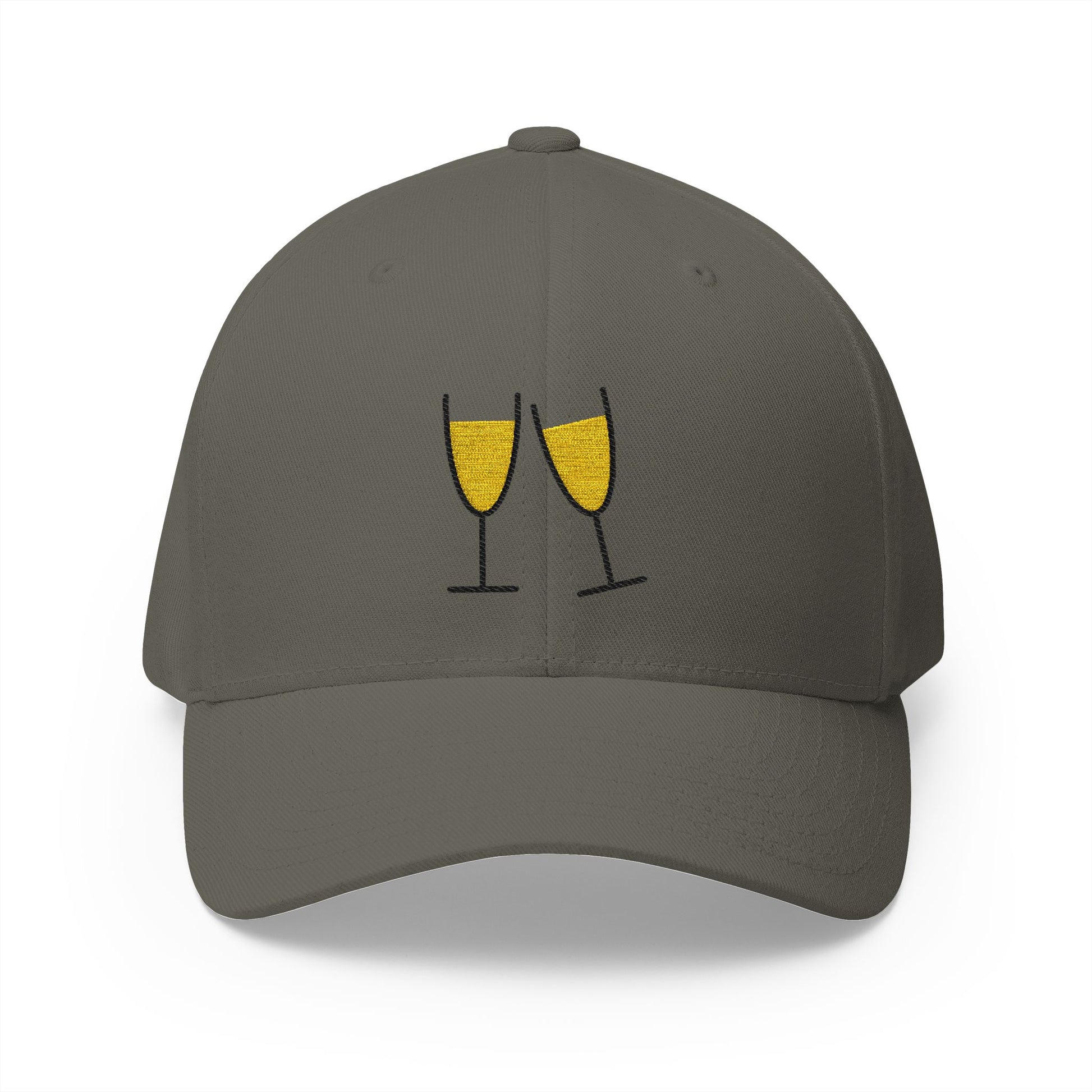 Clinking Glasses Emoji Olive Cap – Premium by Capmoji
