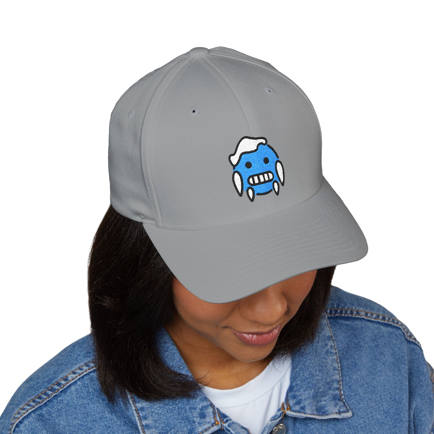 Cold Face Emoji Cap – Premium by Capmoji