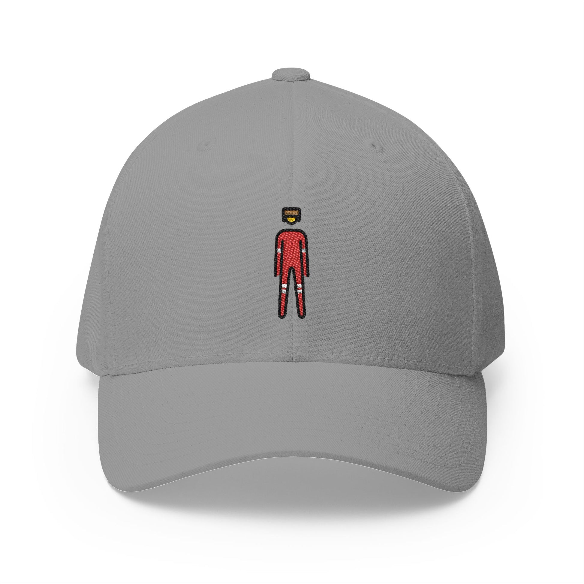 Polar Explorer Man Emoji Grey Cap – Premium by Capmoji