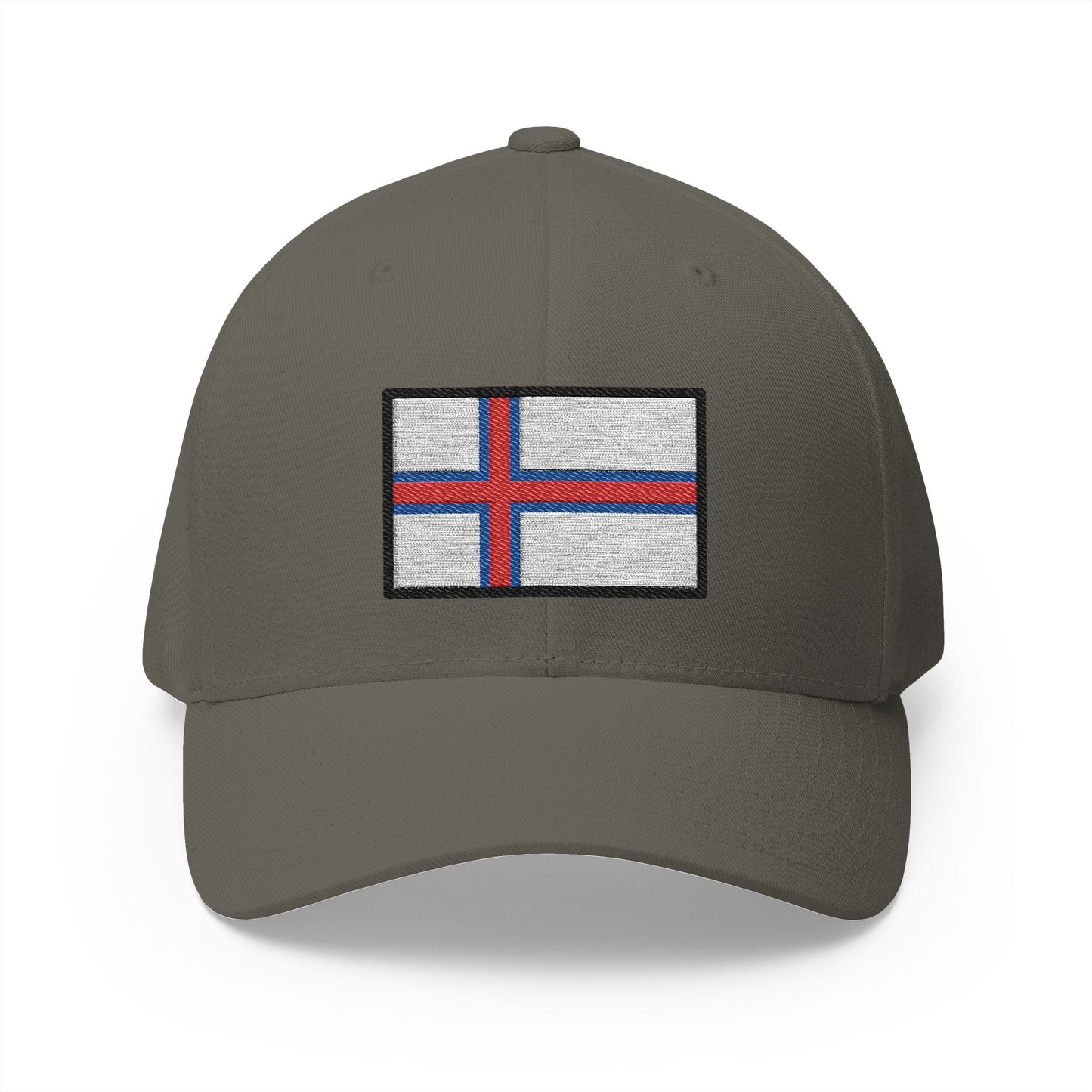 Flag: Faroe Islands Emoji Olive Cap – Premium by Capmoji