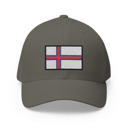 Flag: Faroe Islands Emoji Olive Cap – Premium by Capmoji