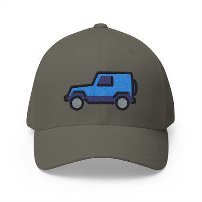 Sport Utility Vehicle Emoji Olive Cap – Premium by Capmoji