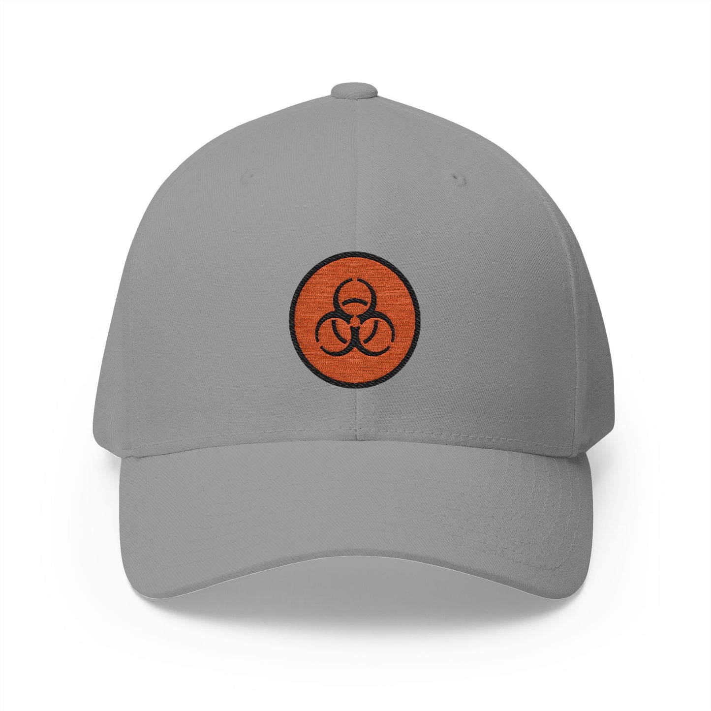 Biohazard Emoji Grey Cap – Premium by Capmoji