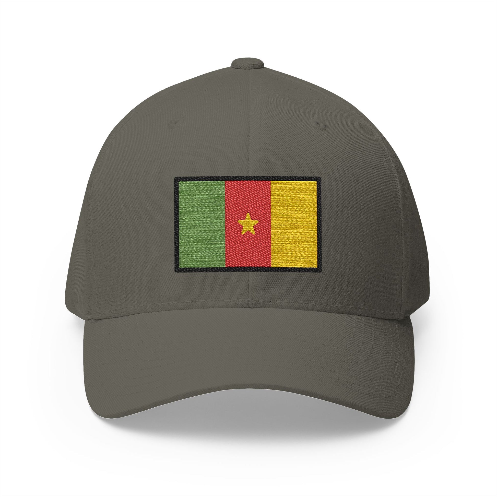 Flag: Cameroon Emoji Olive Cap – Premium by Capmoji