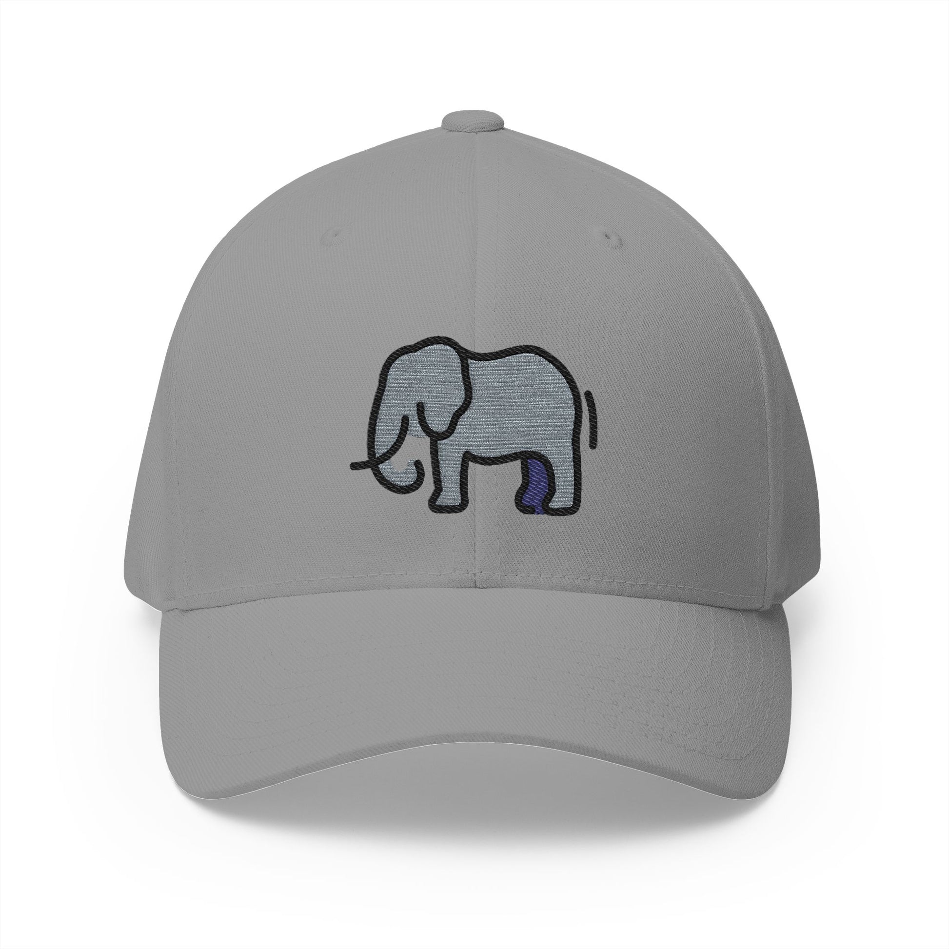 Elephant Emoji Grey Cap – Premium by Capmoji