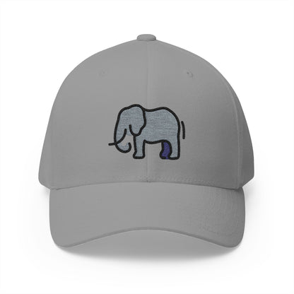 Elephant Emoji Grey Cap – Premium by Capmoji