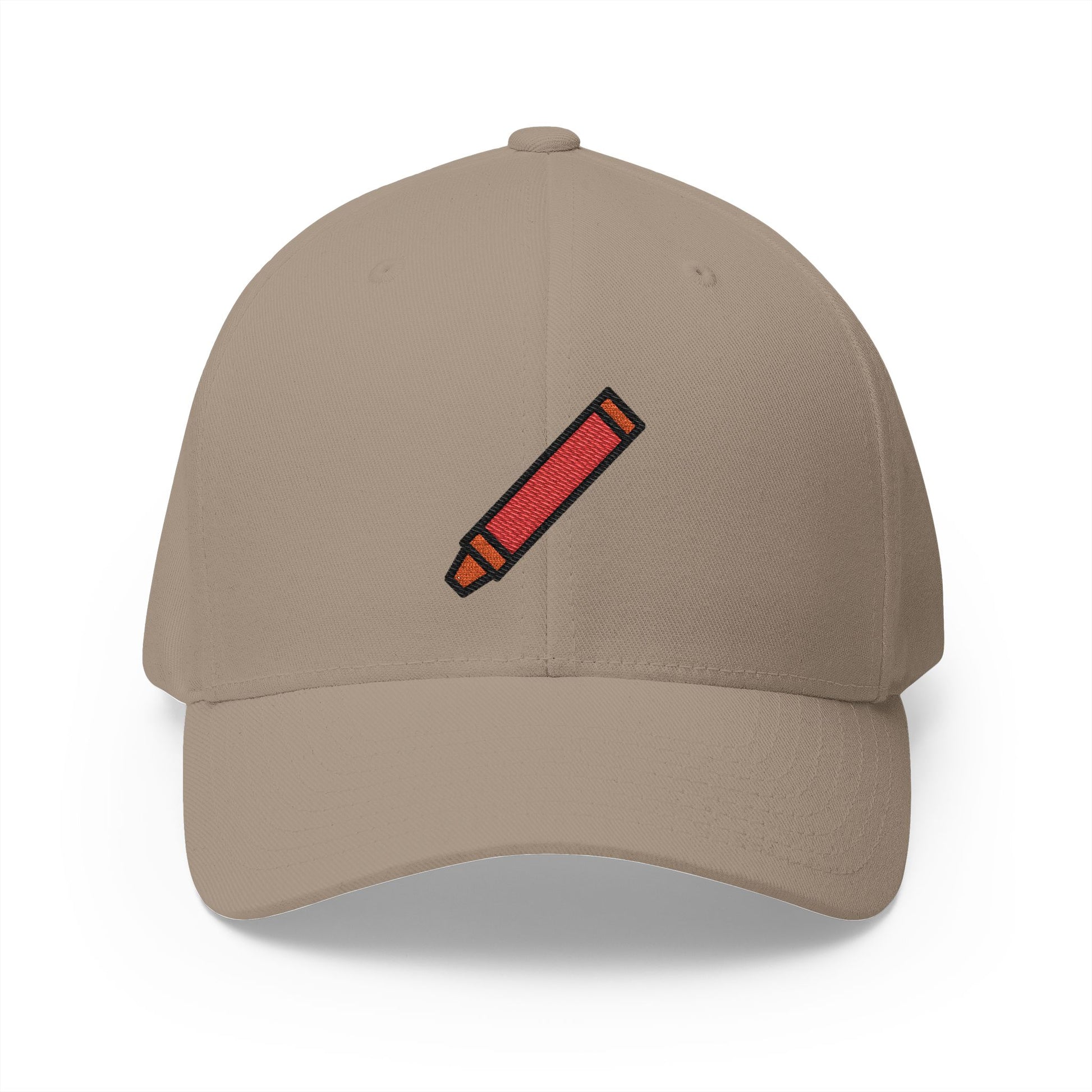 Crayon Emoji Khaki Cap – Premium by Capmoji