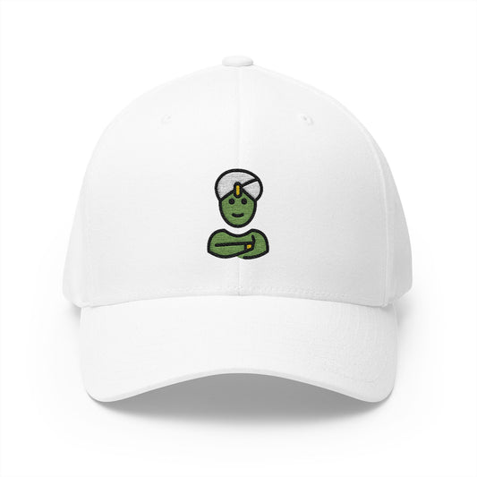 Genie Emoji White Cap – Premium by Capmoji