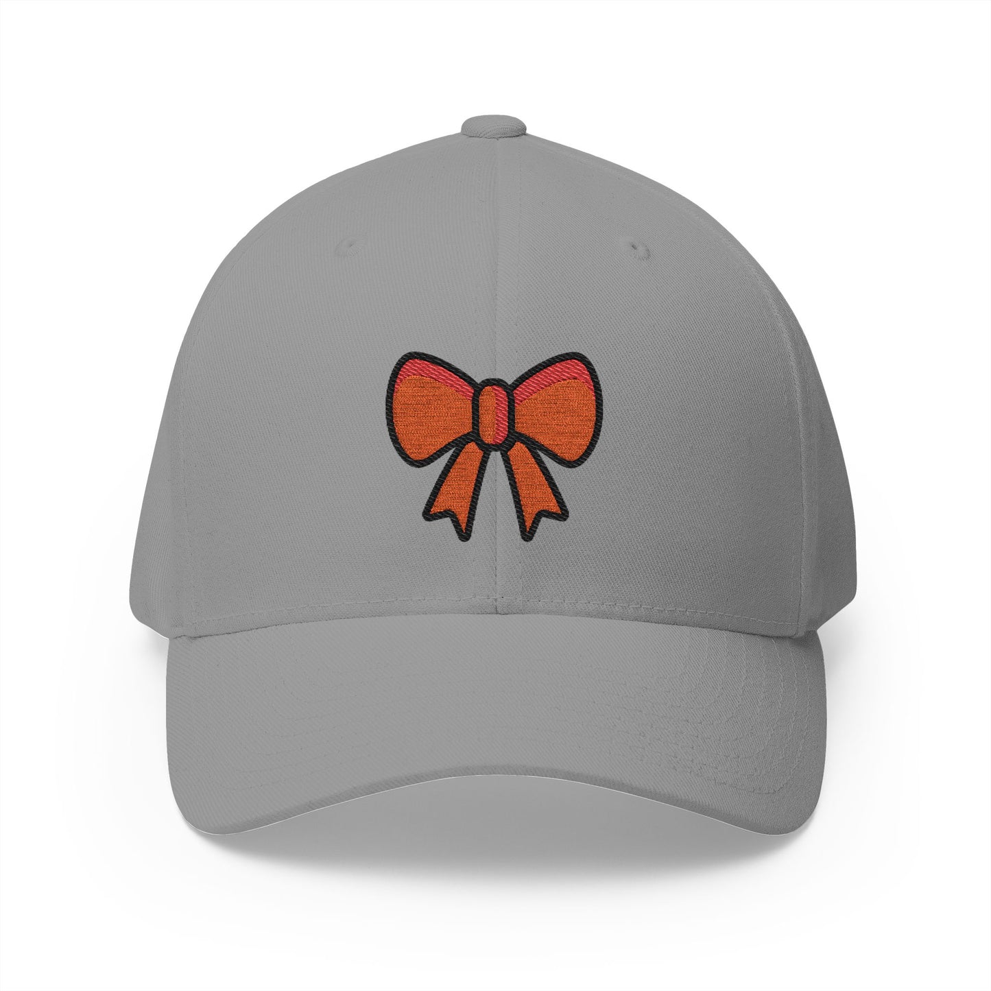 Ribbon Emoji Grey Cap – Premium by Capmoji