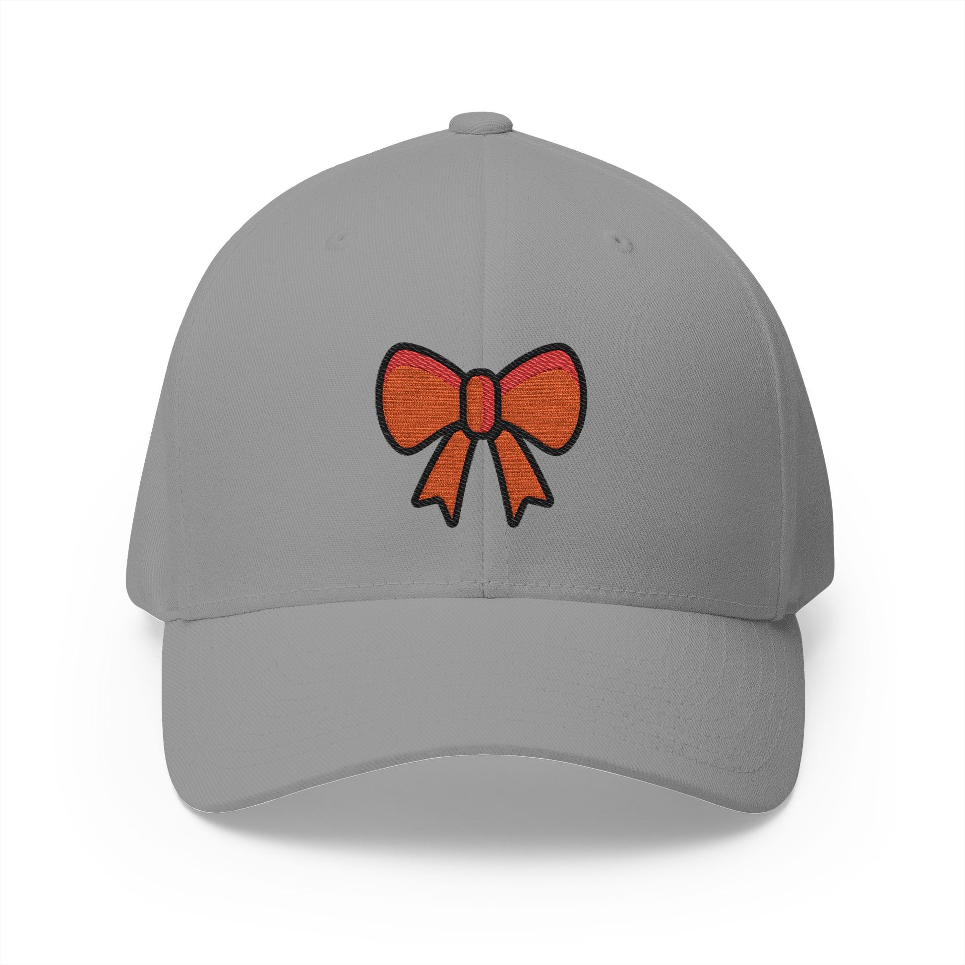 Ribbon Emoji Grey Cap – Premium by Capmoji