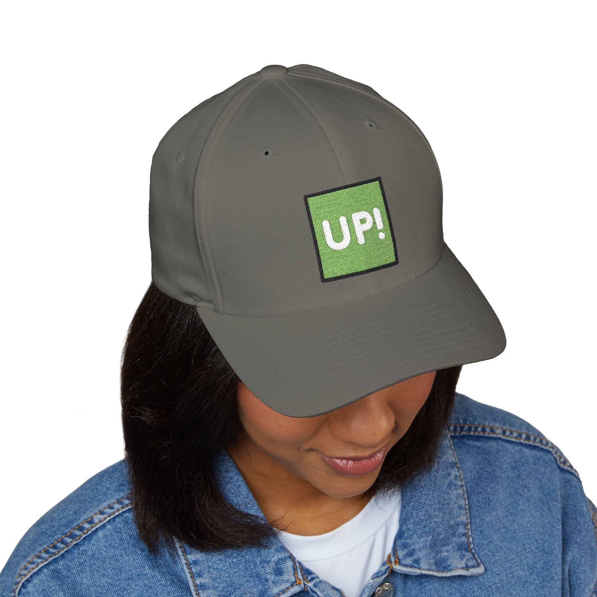 Up! Button Emoji Cap – Premium by Capmoji
