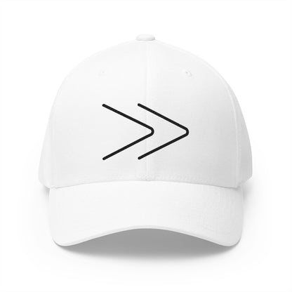 Fast-Forward Button Emoji White Cap – Premium by Capmoji