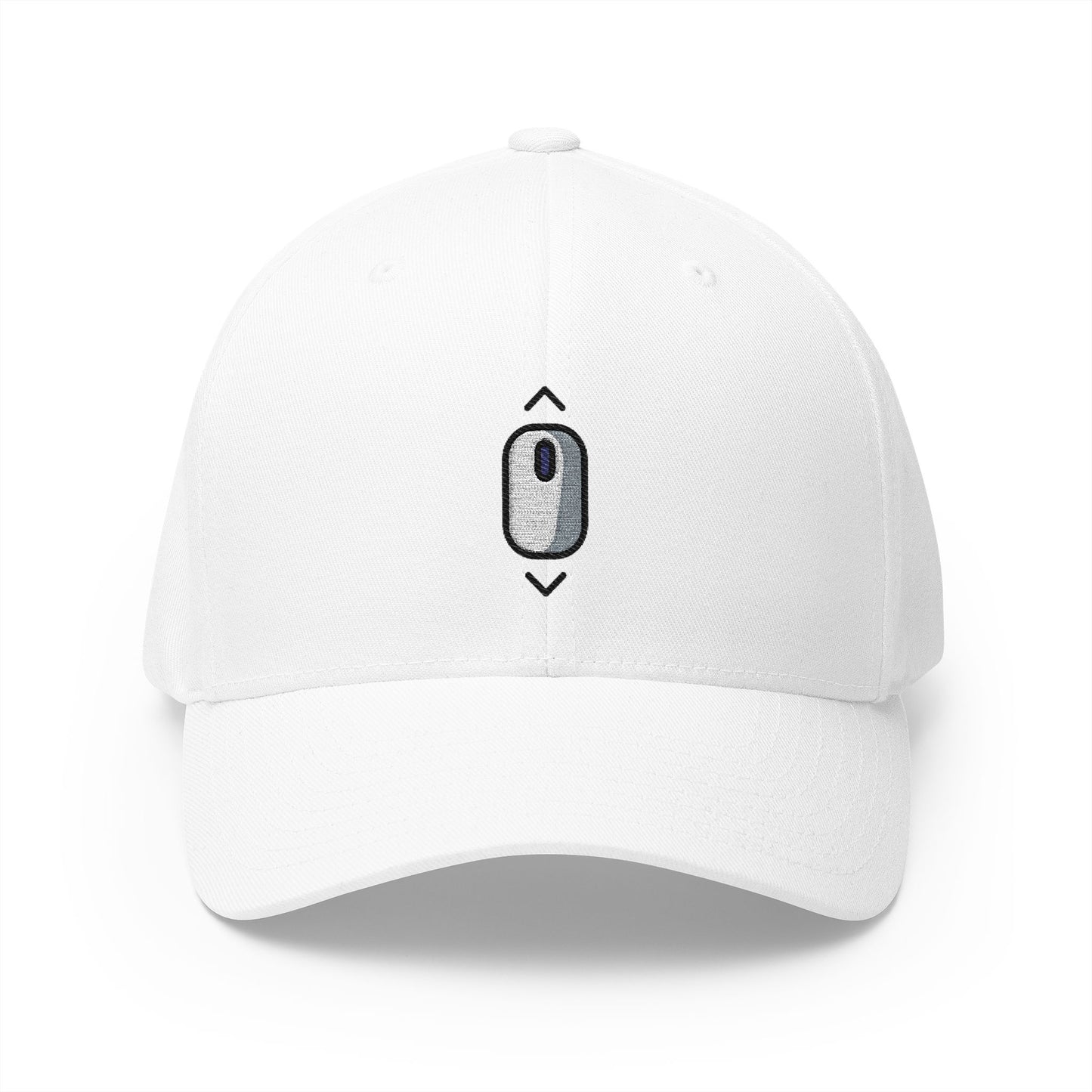 Scroll Emoji White Cap – Premium by Capmoji