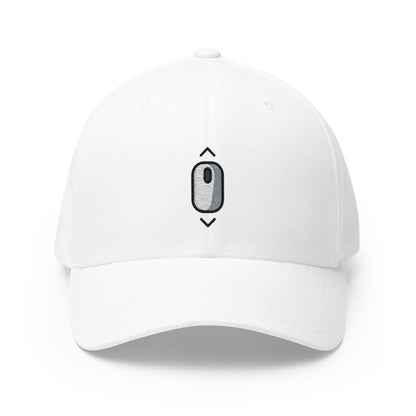 Scroll Emoji White Cap – Premium by Capmoji