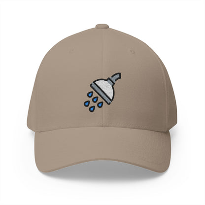 Shower Emoji Khaki Cap – Premium by Capmoji