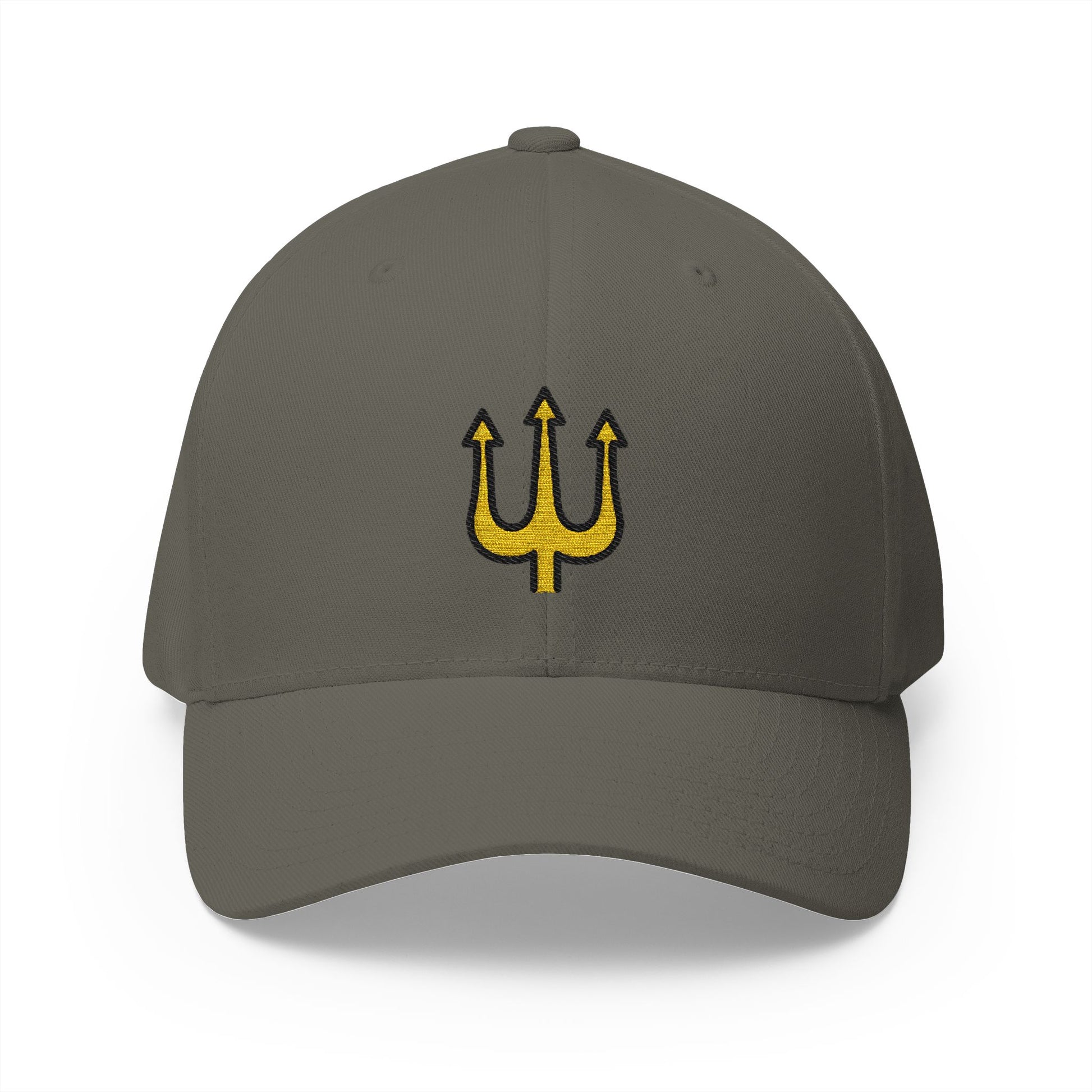 Trident Emblem Emoji Olive Cap – Premium by Capmoji