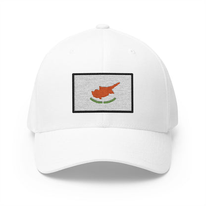 Flag: Cyprus Emoji White Cap – Premium by Capmoji