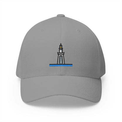 Lighthouse Of Alexandria Emoji Grey Cap – Premium by Capmoji