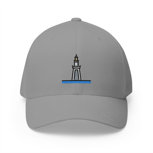Lighthouse Of Alexandria Emoji Grey Cap – Premium by Capmoji