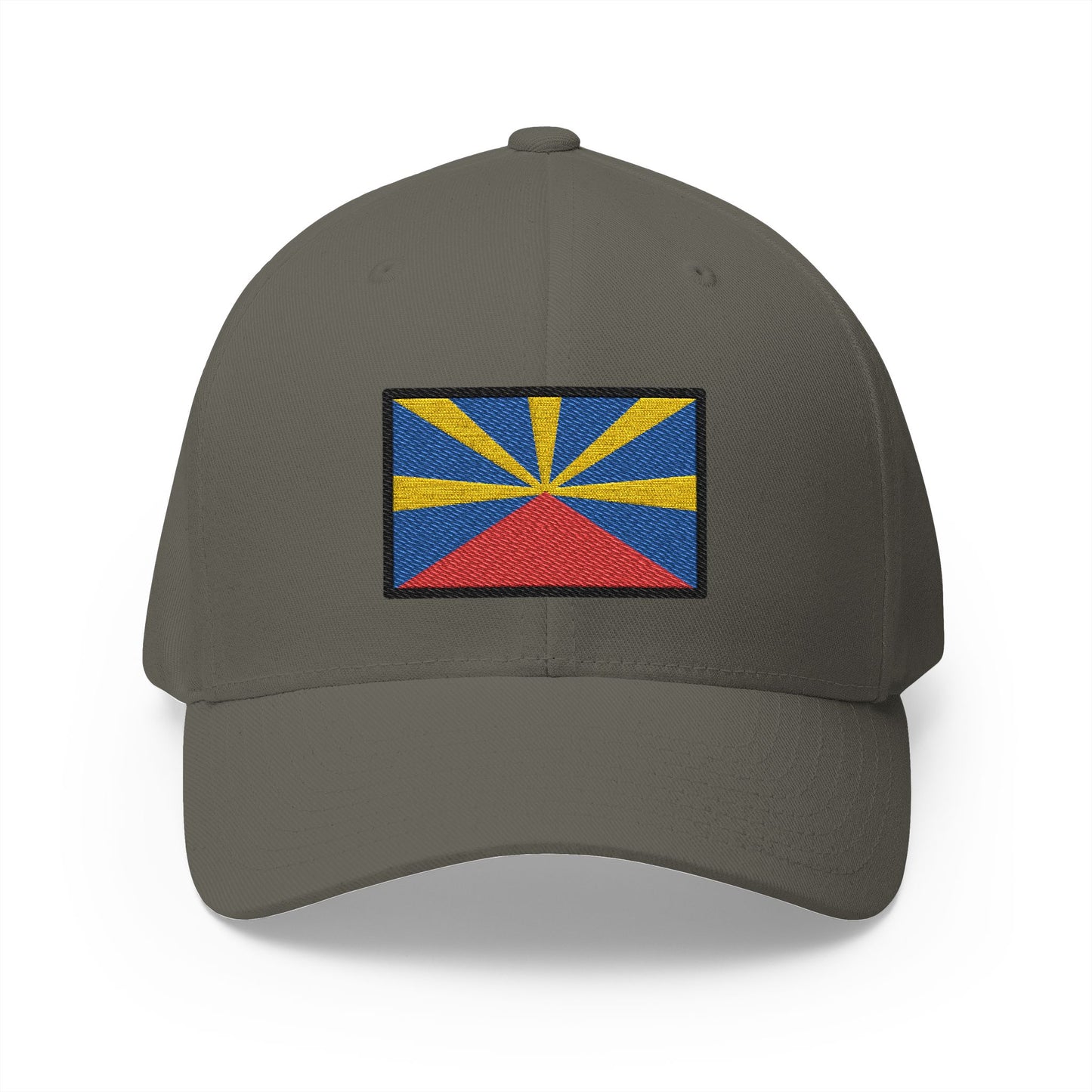 Flag: Réunion Emoji Olive Cap – Premium by Capmoji