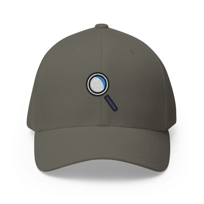 Magnifying Glass Tilted Left Emoji Olive Cap – Premium by Capmoji